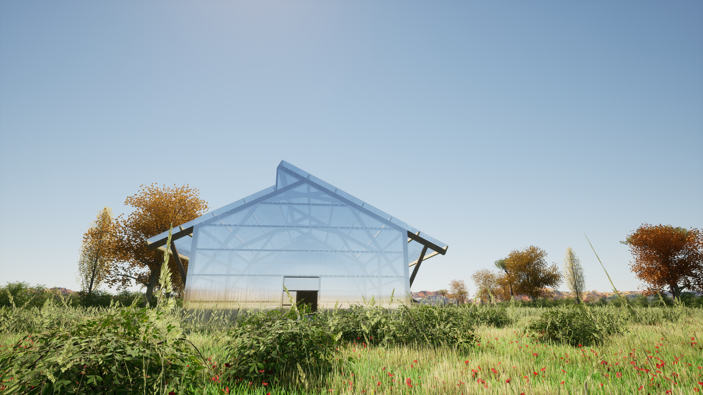 Sharing Farm — Vue du pignon